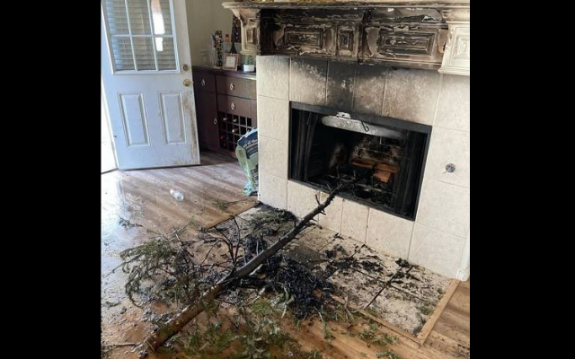 Someone in McKinney Almost Burned Their House Down By Putting Their Christmas Tree in the Fireplace