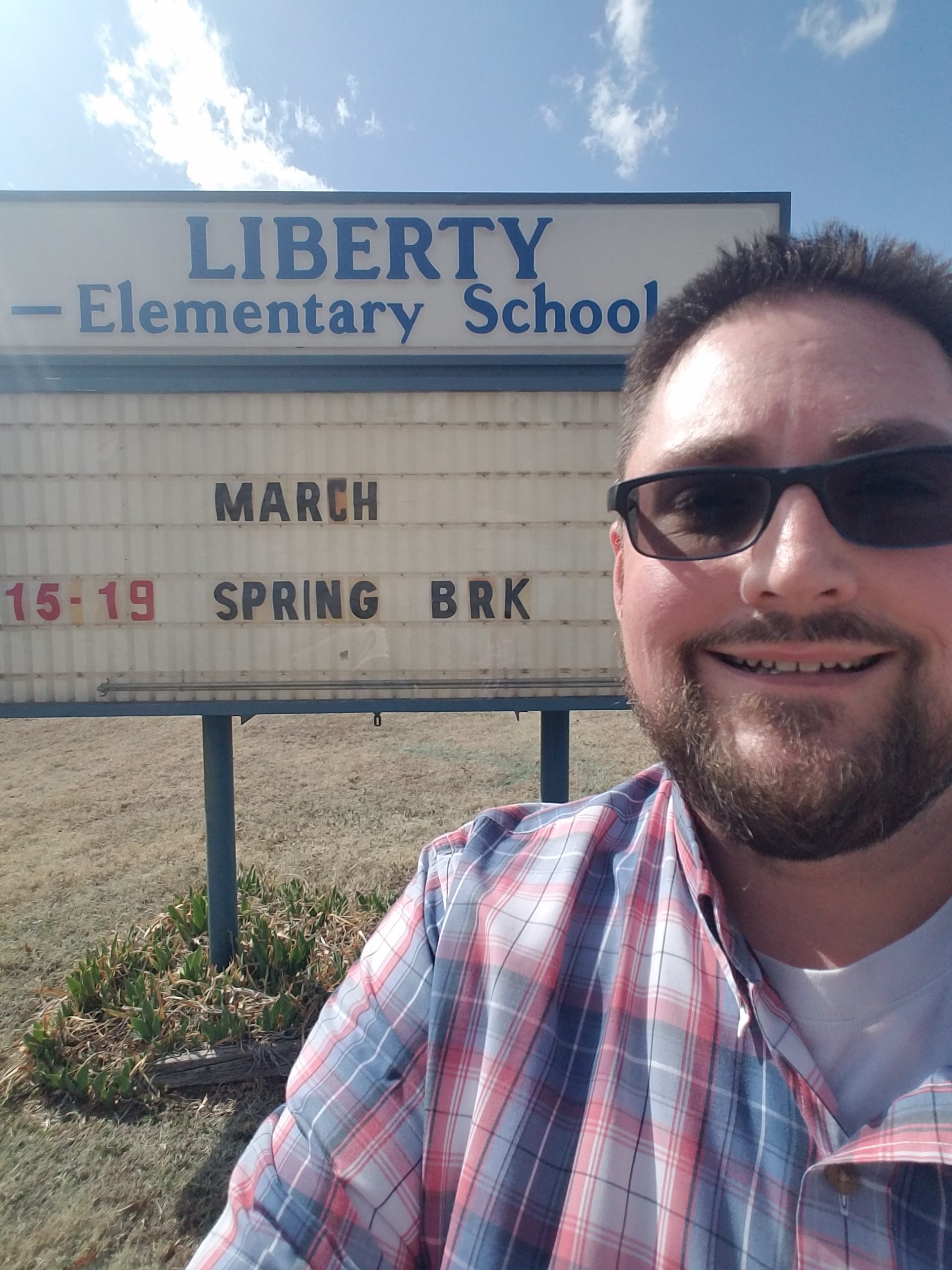 Big Dave at Liberty Elementary School in Ponca City, OK