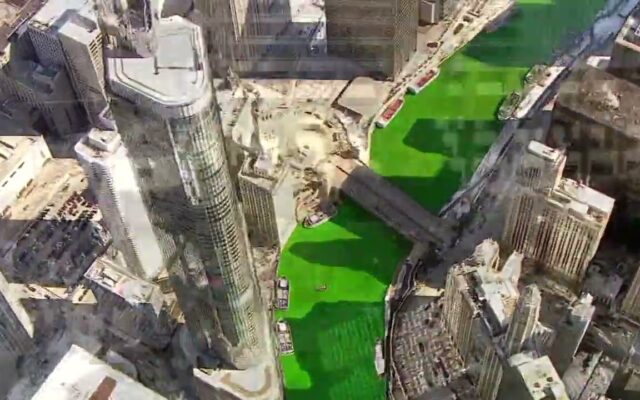 [WATCH] Timelapse of the Chicago River being dyed green for St. Patrick’s Day